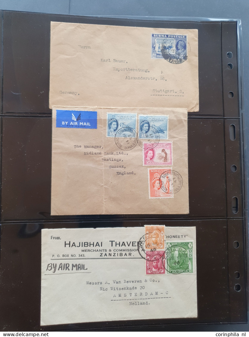 Cover 1870-1970c. postal history (covers and mostly postal stationery) including Great Britain (Silver Jubilee on cover 