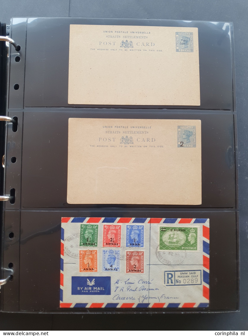 Cover 1870-1970c. postal history (covers and mostly postal stationery) including Great Britain (Silver Jubilee on cover 