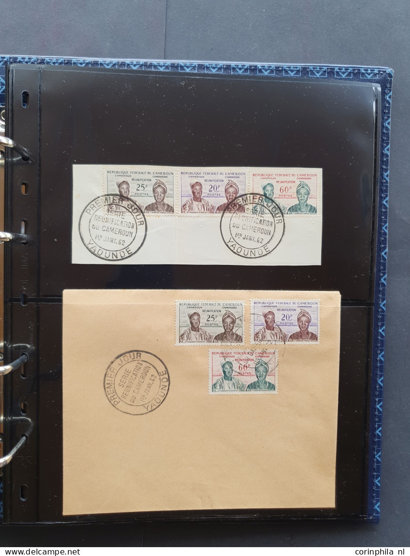 Cover 1932 onwards postal history (covers and postal stationery) including mixed frankings, postmarks, registered (Buea,