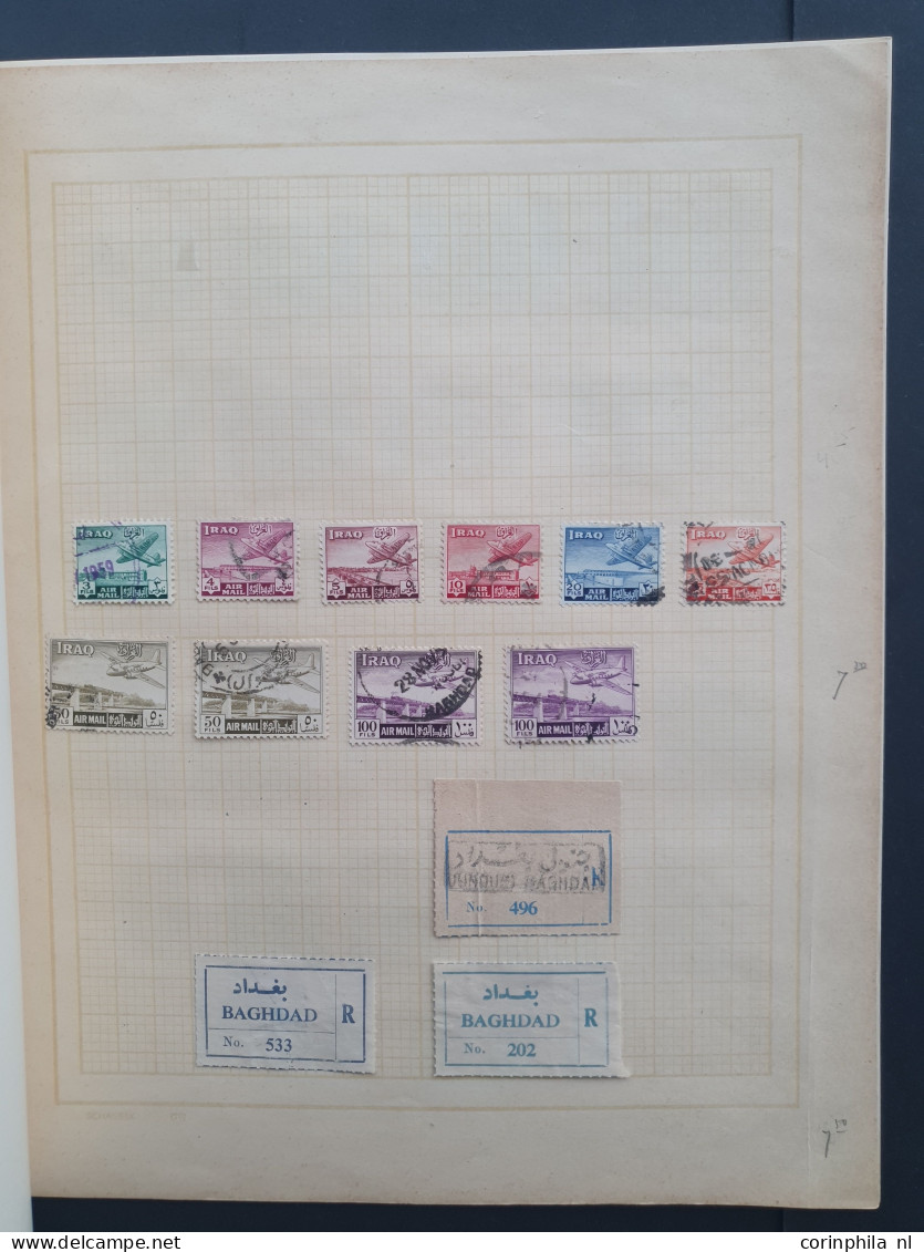 1917-1932 collection * and used with better items and sets including official stamps and duplicates on album leaves in f