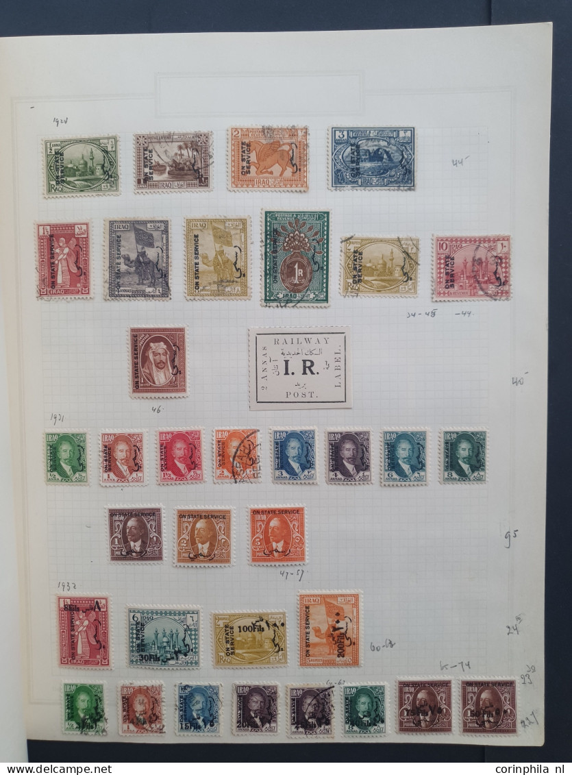 1917-1932 collection * and used with better items and sets including official stamps and duplicates on album leaves in f