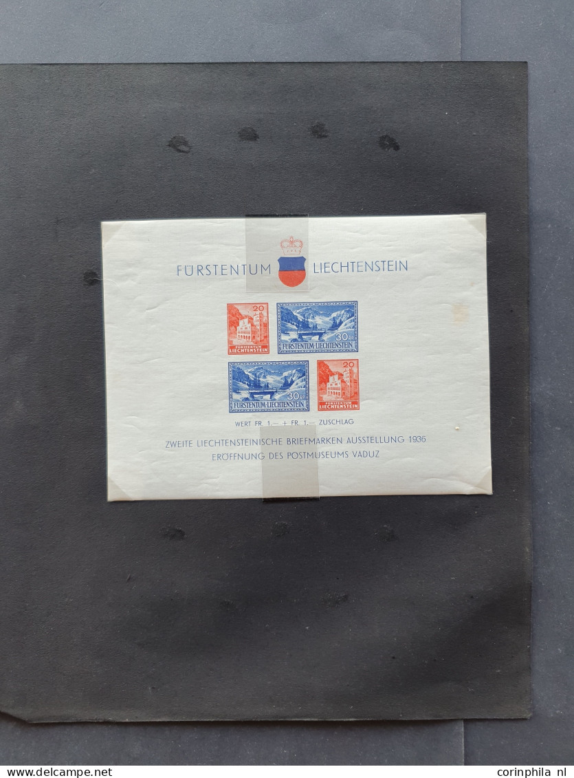 1912/1954c. collection used and * with better items (airmail) on album leaves in folder