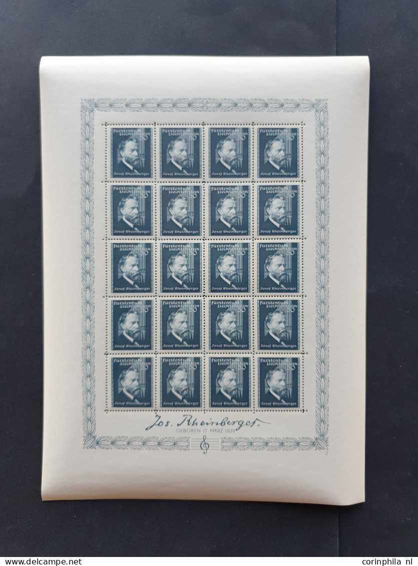 1912/1954c. collection used and * with better items (airmail) on album leaves in folder