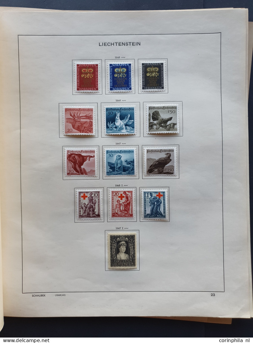 1912/1954c. collection used and * with better items (airmail) on album leaves in folder