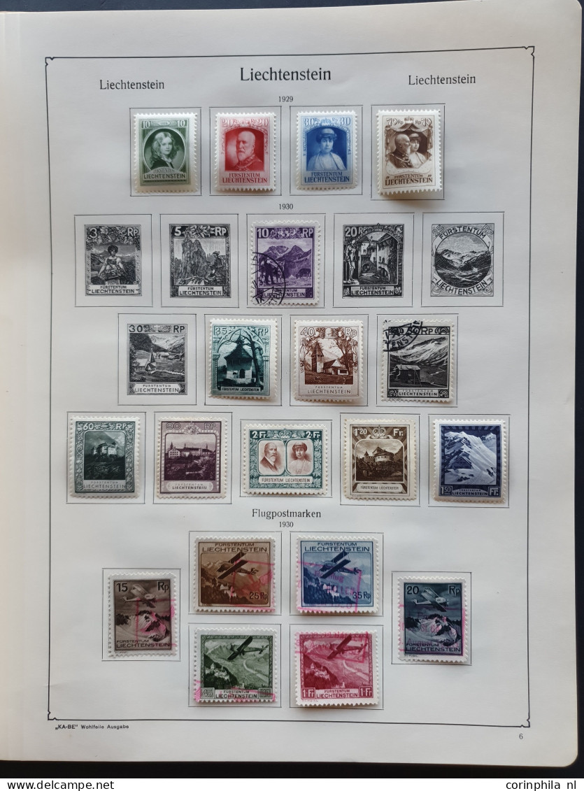 1912/1954c. collection used and * with better items (airmail) on album leaves in folder