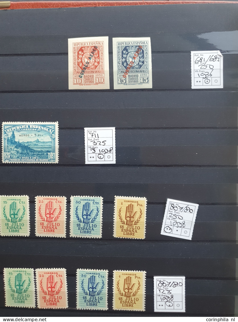 1929/1953 Selection Of Better (airmail) Sets And Items, Mostly */** Including 1936 National Philatelic Expo Airmail Set, - Autres & Non Classés