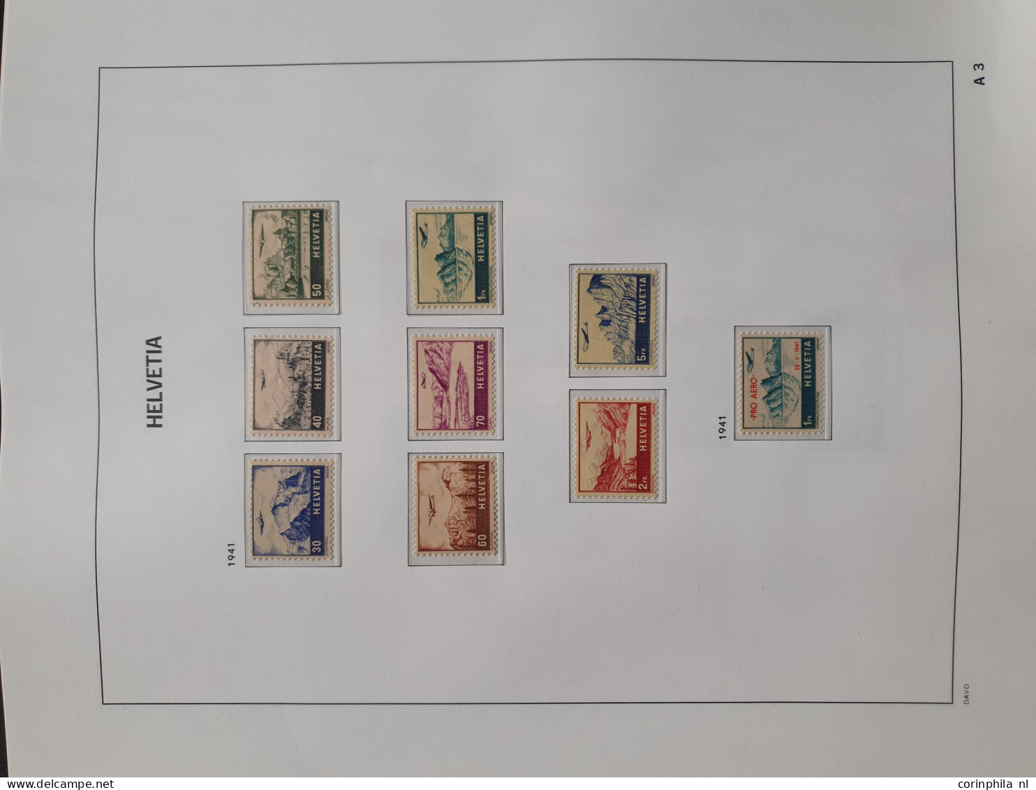 1846-1950 collection used and */** including many better items including Mi. 4 (*) Moser certificate, 10-12, Pro Juventu