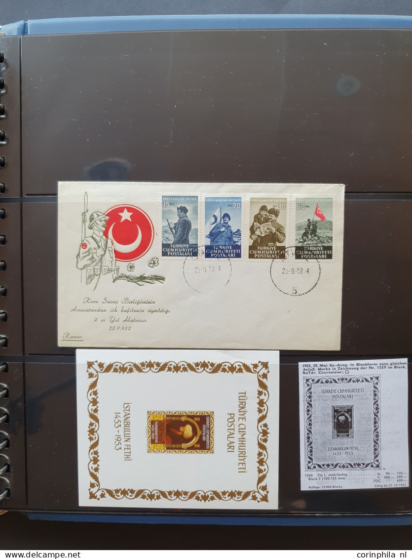 1913-1953, extensive specialized collection used and */** with many better items, perforations, varieties, specimen, can