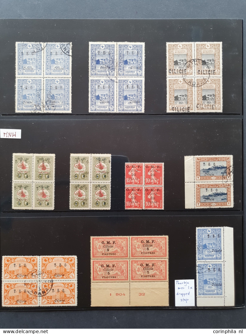 1919-1921, specialized collection used and */** including better stamps and overprint varieties in ring binder          