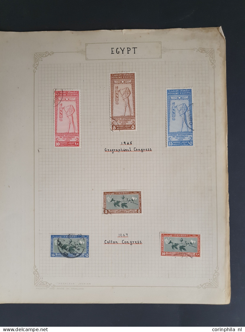 1879-1960, used and */** with some better material on album leaves in folder