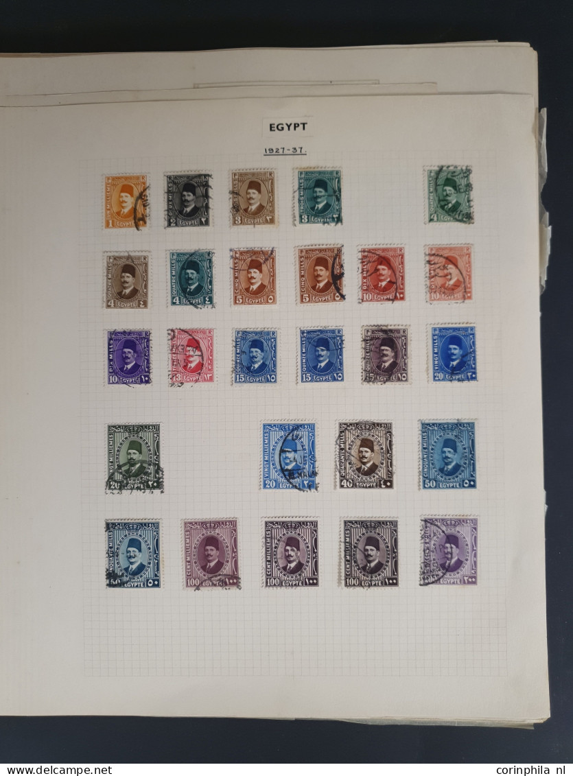 1879-1960, used and */** with some better material on album leaves in folder