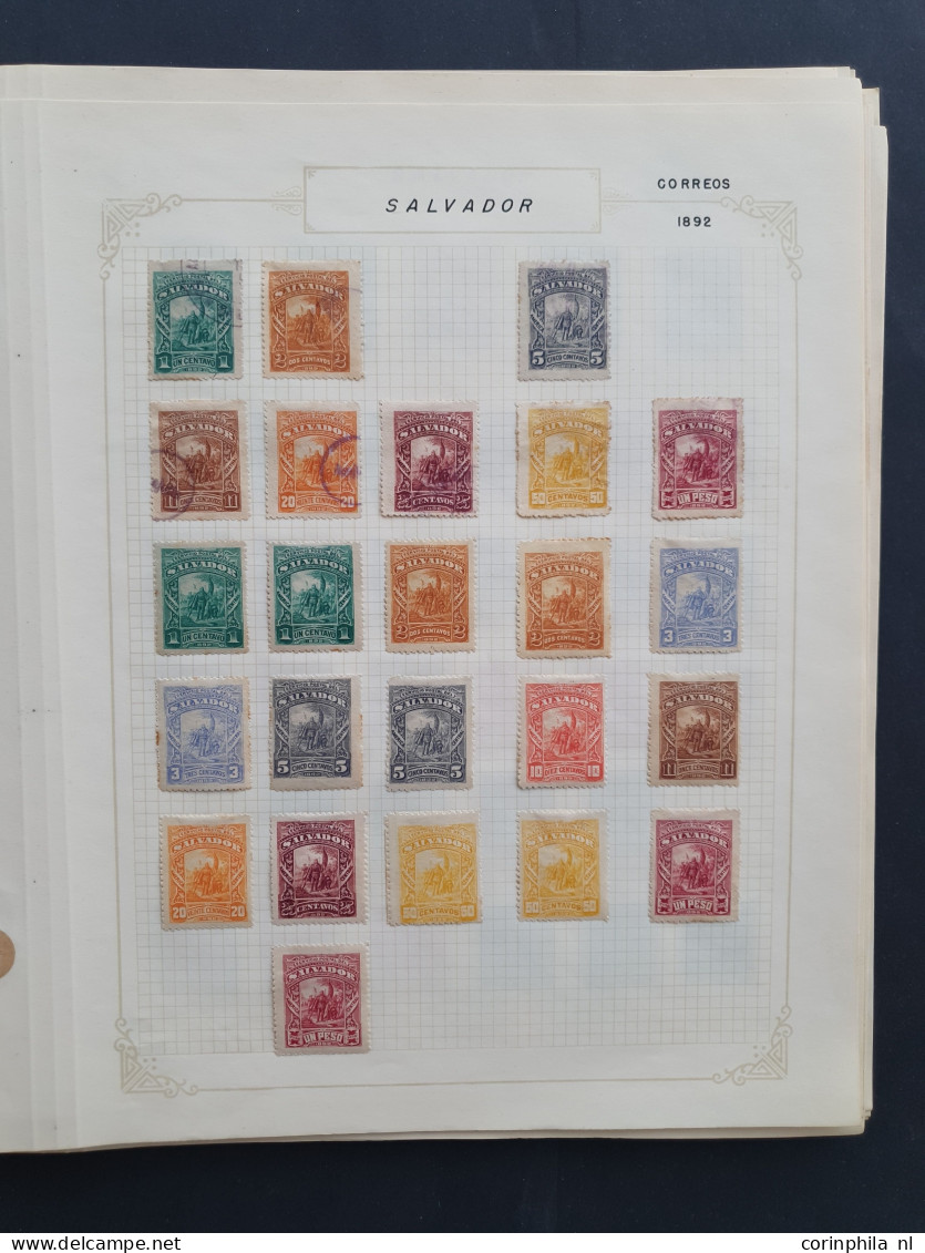 1867-1946, Collection Used And Unused On Album Leaves In Folder - Salvador