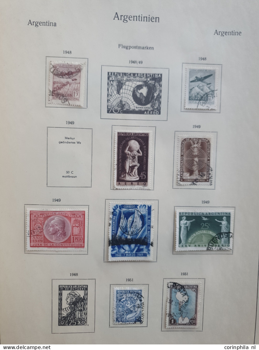 1858-1958, collection used and */** with many better stamps and sets in KaBe album