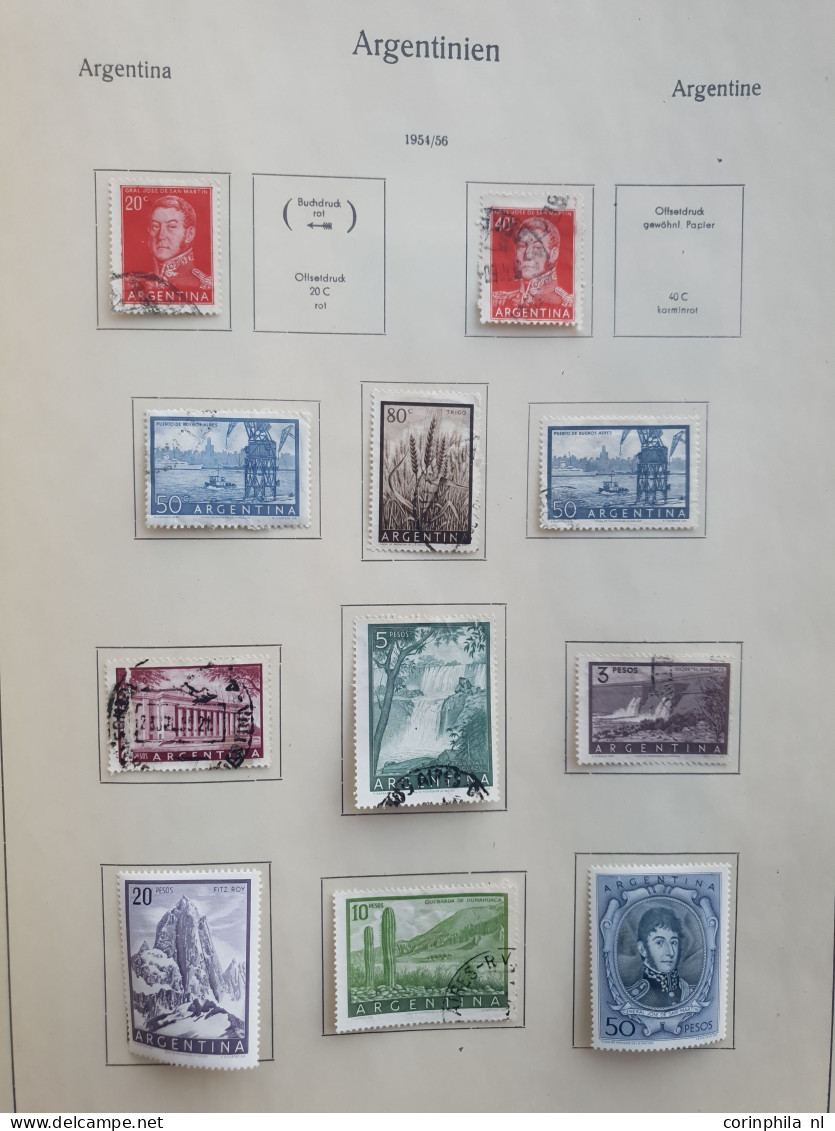 1858-1958, collection used and */** with many better stamps and sets in KaBe album