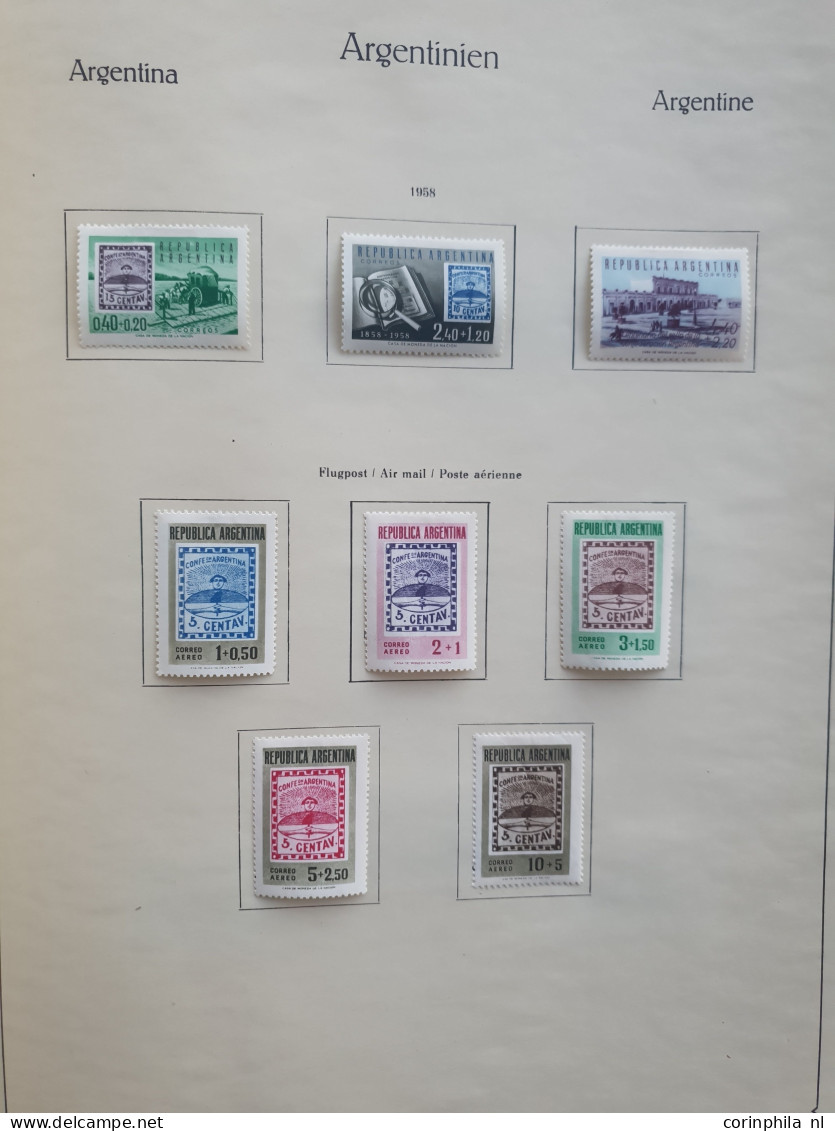 1858-1958, collection used and */** with many better stamps and sets in KaBe album
