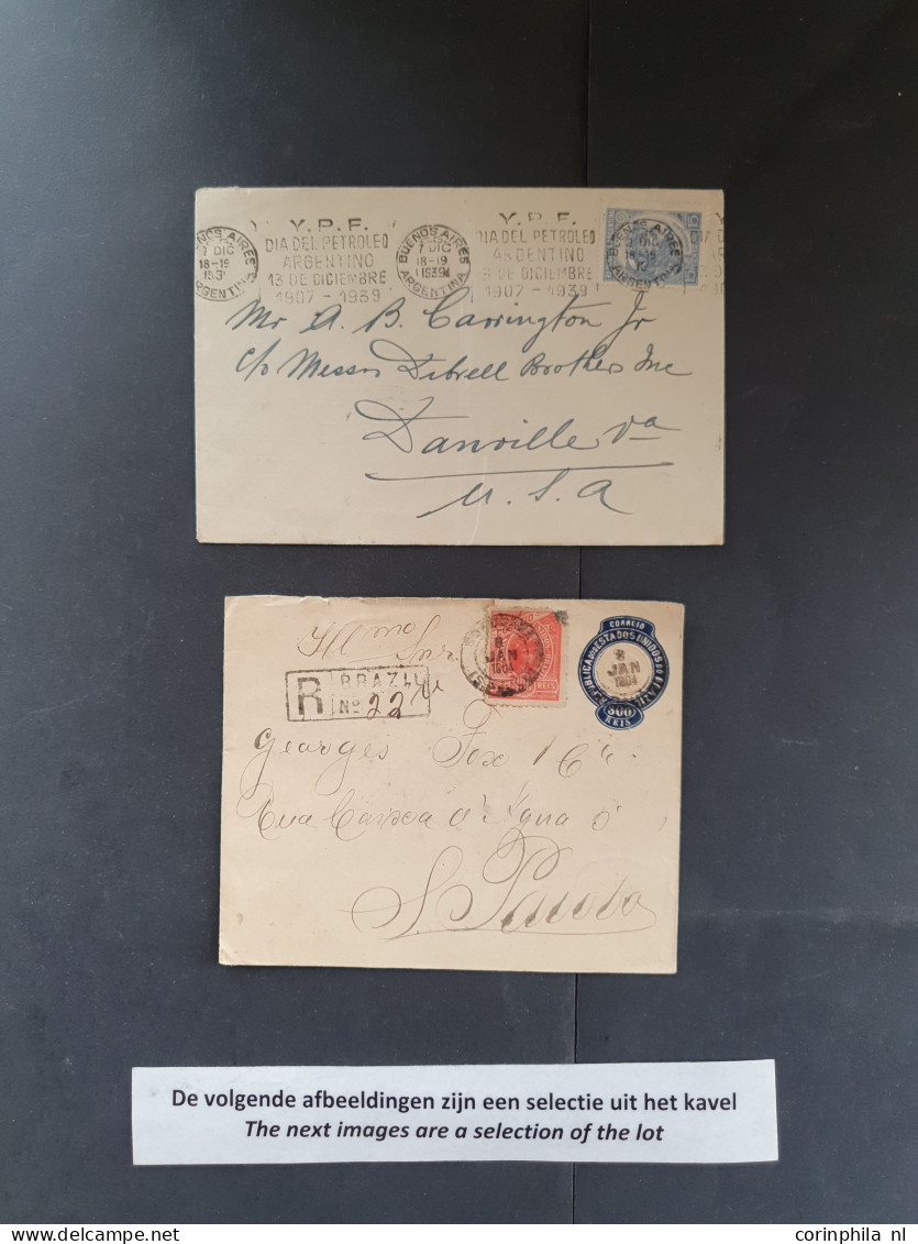 Cover 1872c. Onwards Collection Postal History (approx 200 Items) Including (registered) Airmail Covers, Postal Stationa - Autres & Non Classés