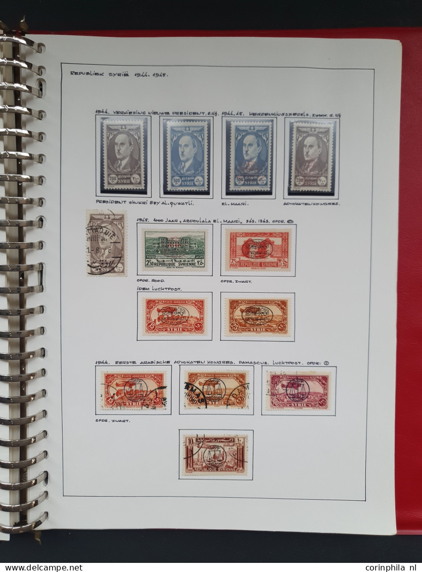 1920-1987, collection used and * with better sets and stamps in 2 ringbinders