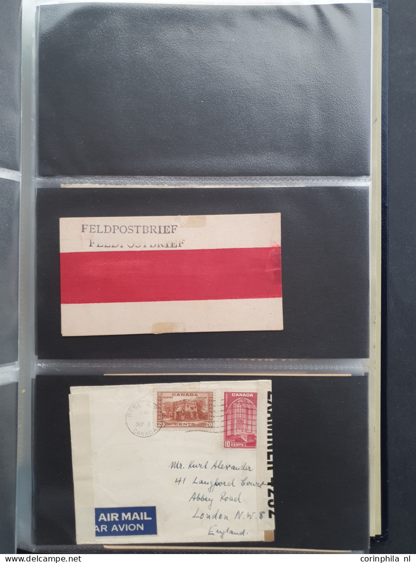 Cover , Airmail 1800-1960c. accumulation of covers/postcards (over 1600 items) including better frankings, Netherlands a