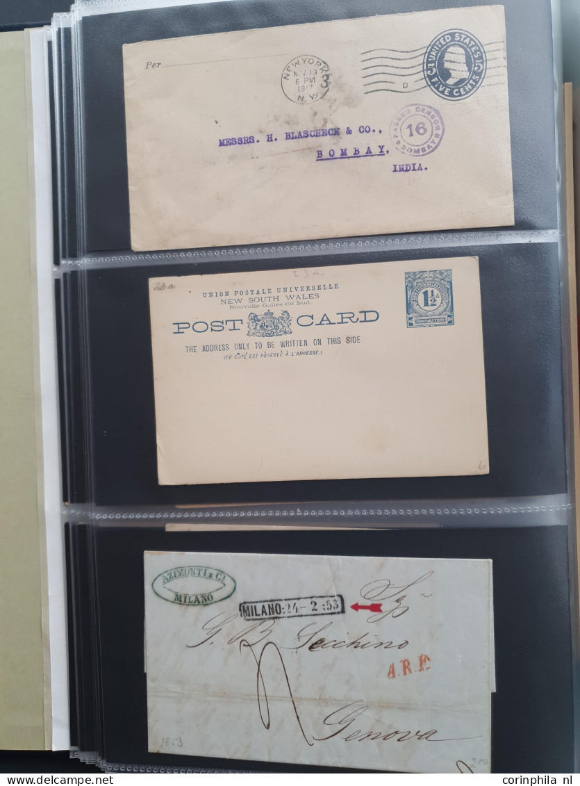 Cover , Airmail 1800-1960c. accumulation of covers/postcards (over 1600 items) including better frankings, Netherlands a