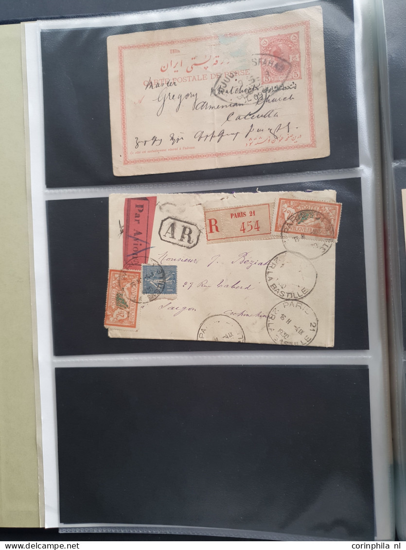 Cover , Airmail 1800-1960c. accumulation of covers/postcards (over 1600 items) including better frankings, Netherlands a