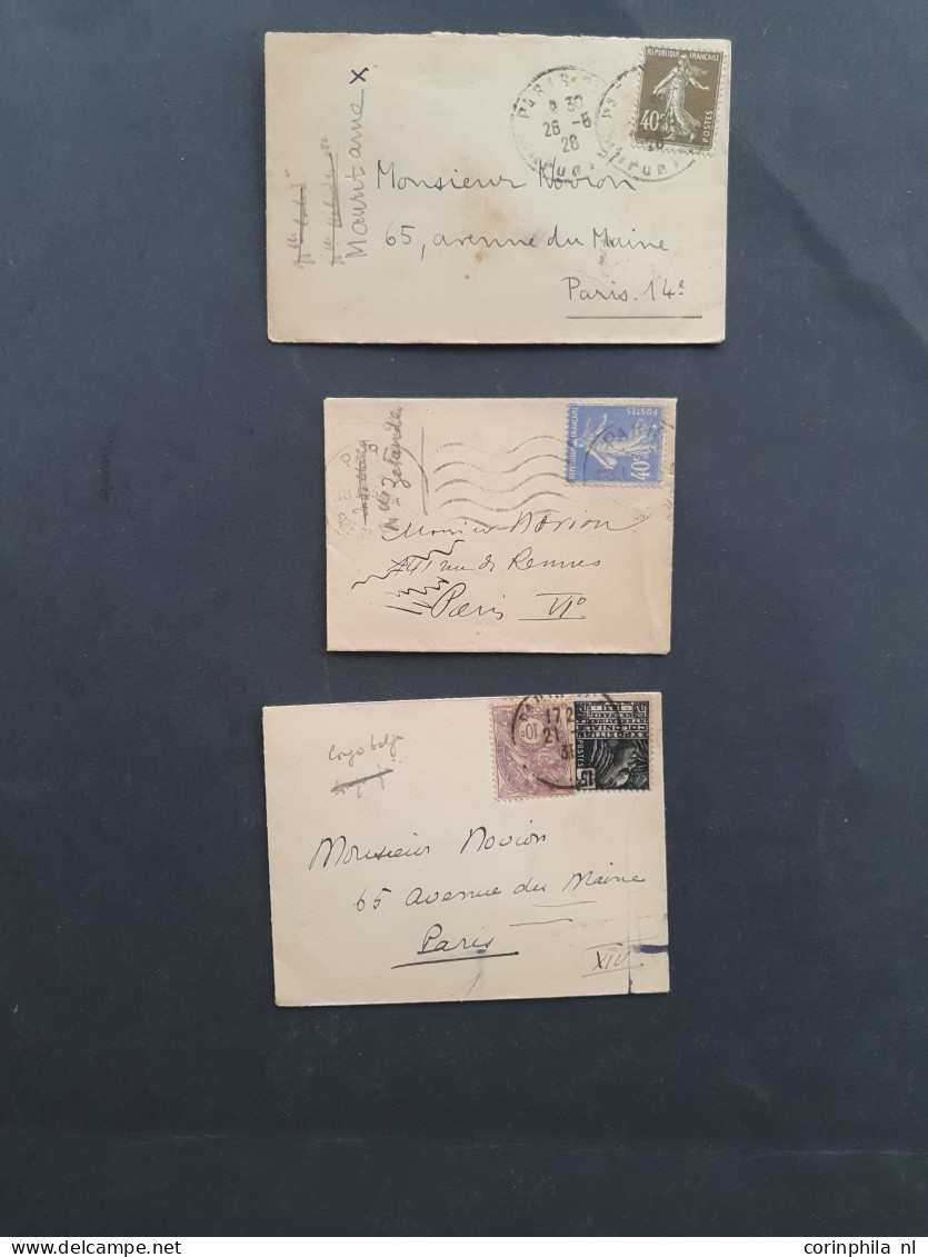 1828c. onwards collection postal history including Japan, Maritime postcards, Austria, Hungary etc. with better items in