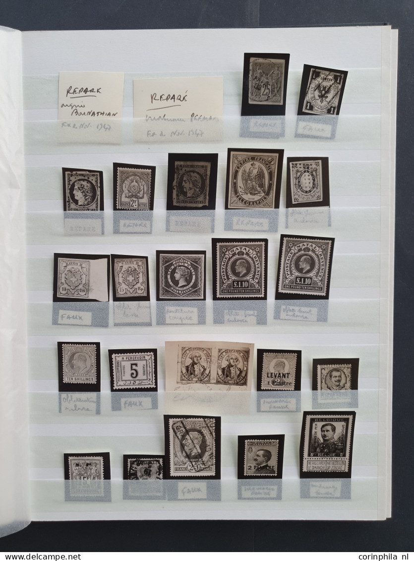 1900c. onwards collection forgeries in stockbook