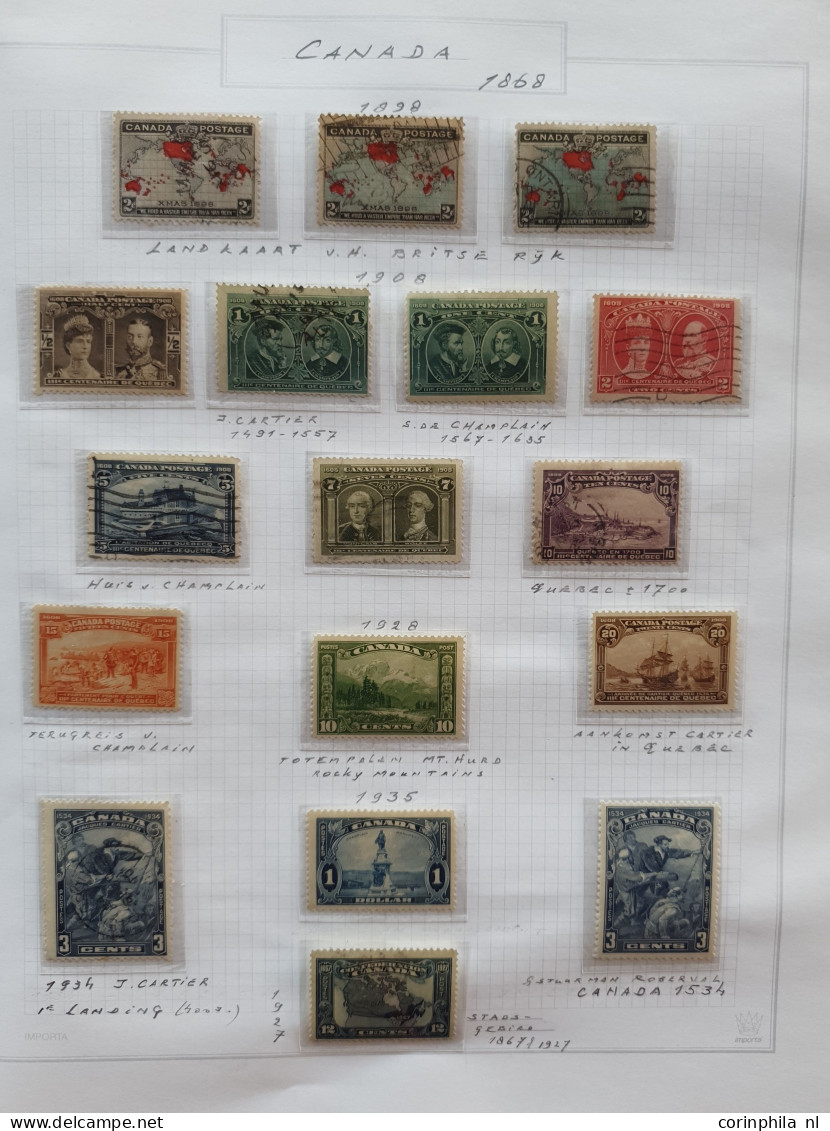 1896/2019 attractive used and */**collection with thematic 'Explorers' neatly presented on album pages housed in 9 Victo