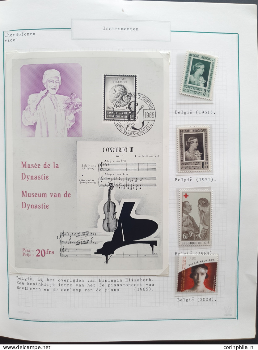 1940/2015c. extensive 'Music' collection with mostly */** material. The music theme is divided in dansers, singers,natio