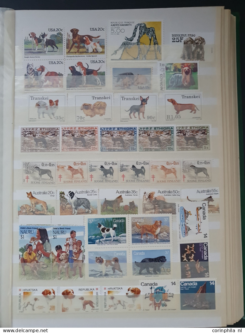 1960 onwards collection Flora and Fauna mainly */** including better sets/miniature sheets in 2 stockbooks