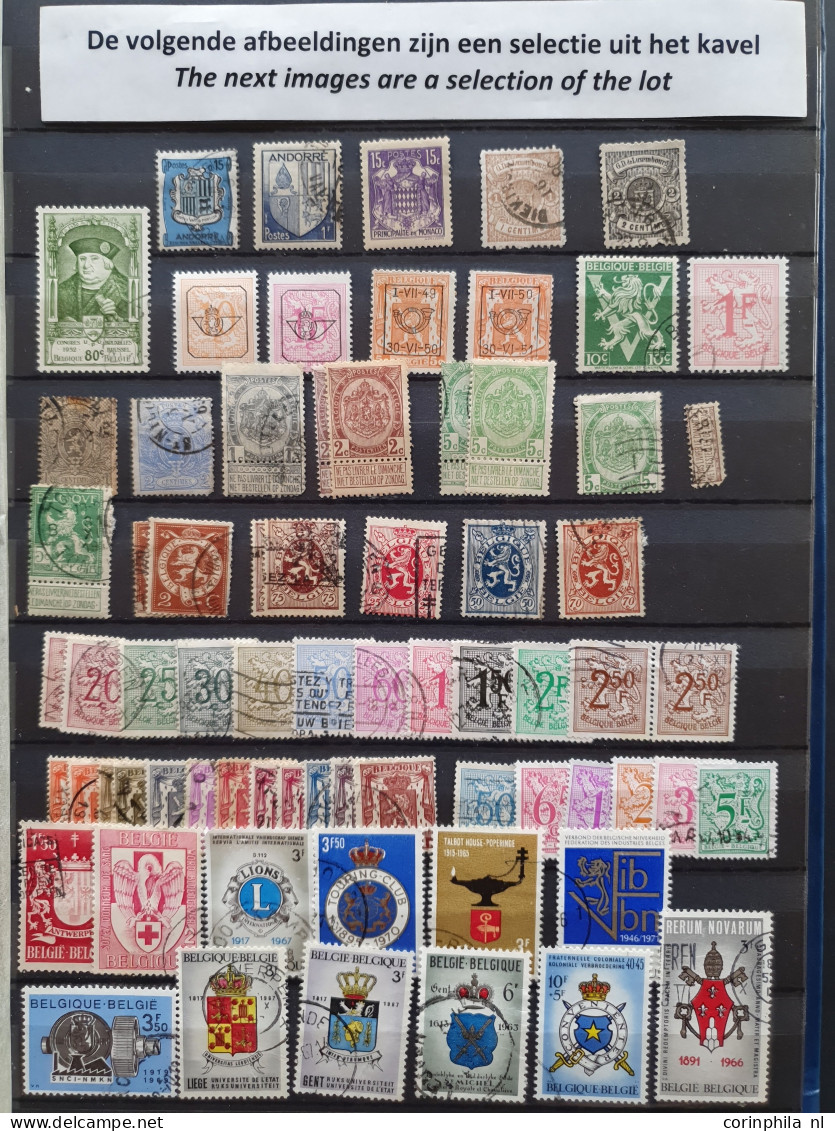 1900-1990 Ca., Used And */** In 6 Stockbooks - Collections (en Albums)