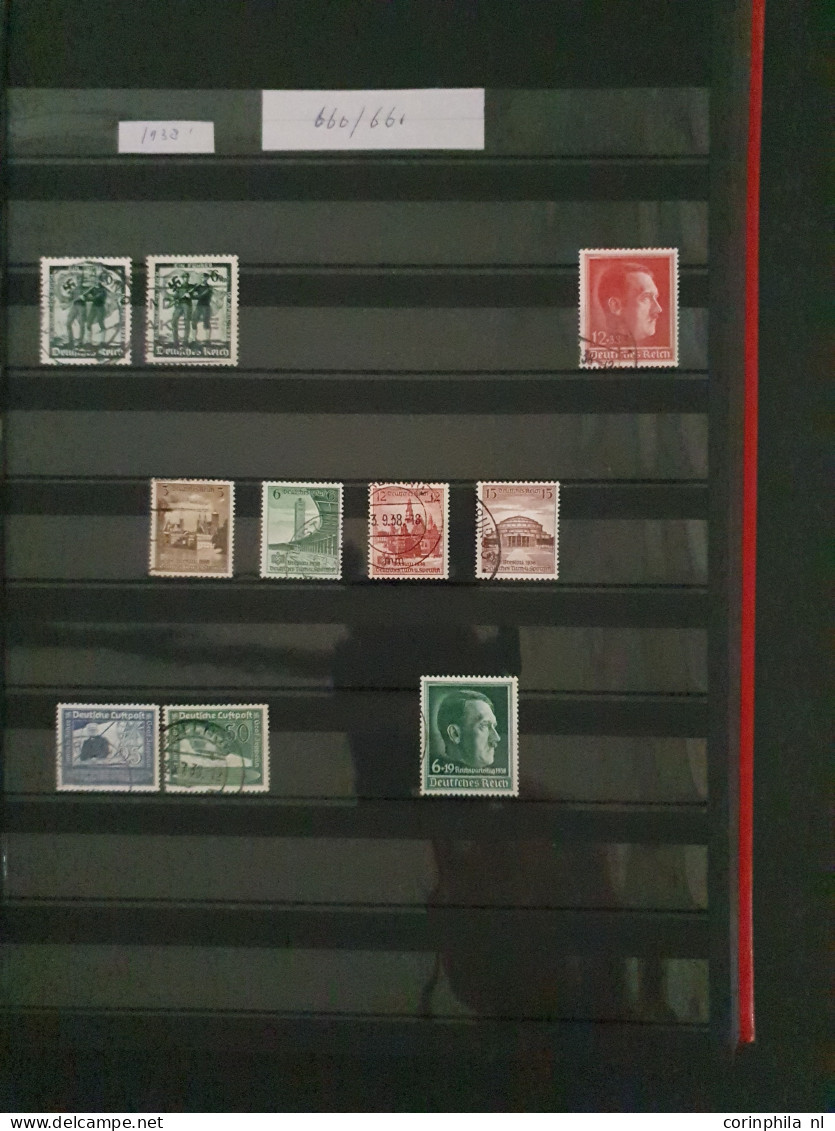 1870/2009 collections German Empire, Berlin and FRG, mostly used including better items and miniature sheet in 7 stockbo