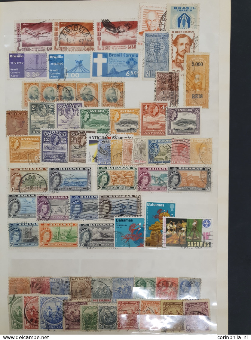 1870c. onwards collections and stock used and */** with a large number classic stamps including China, Commonwealth, Fre