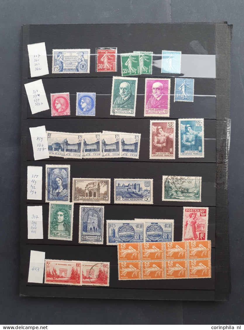 1800c. onwards approx. 37 stampless covers, a large number of parcel stamps (colis postaux) in sheet parts, classic stam