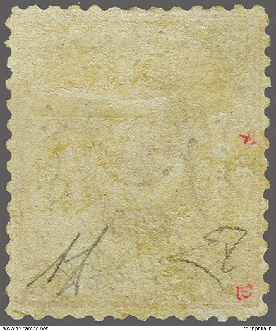 Mounted Mint Duloz 25 Ghrush Brick Red, Fine/very Fine Mounted Mint (partly Oxidised), Singed On Reverse With Pencil And - Autres & Non Classés