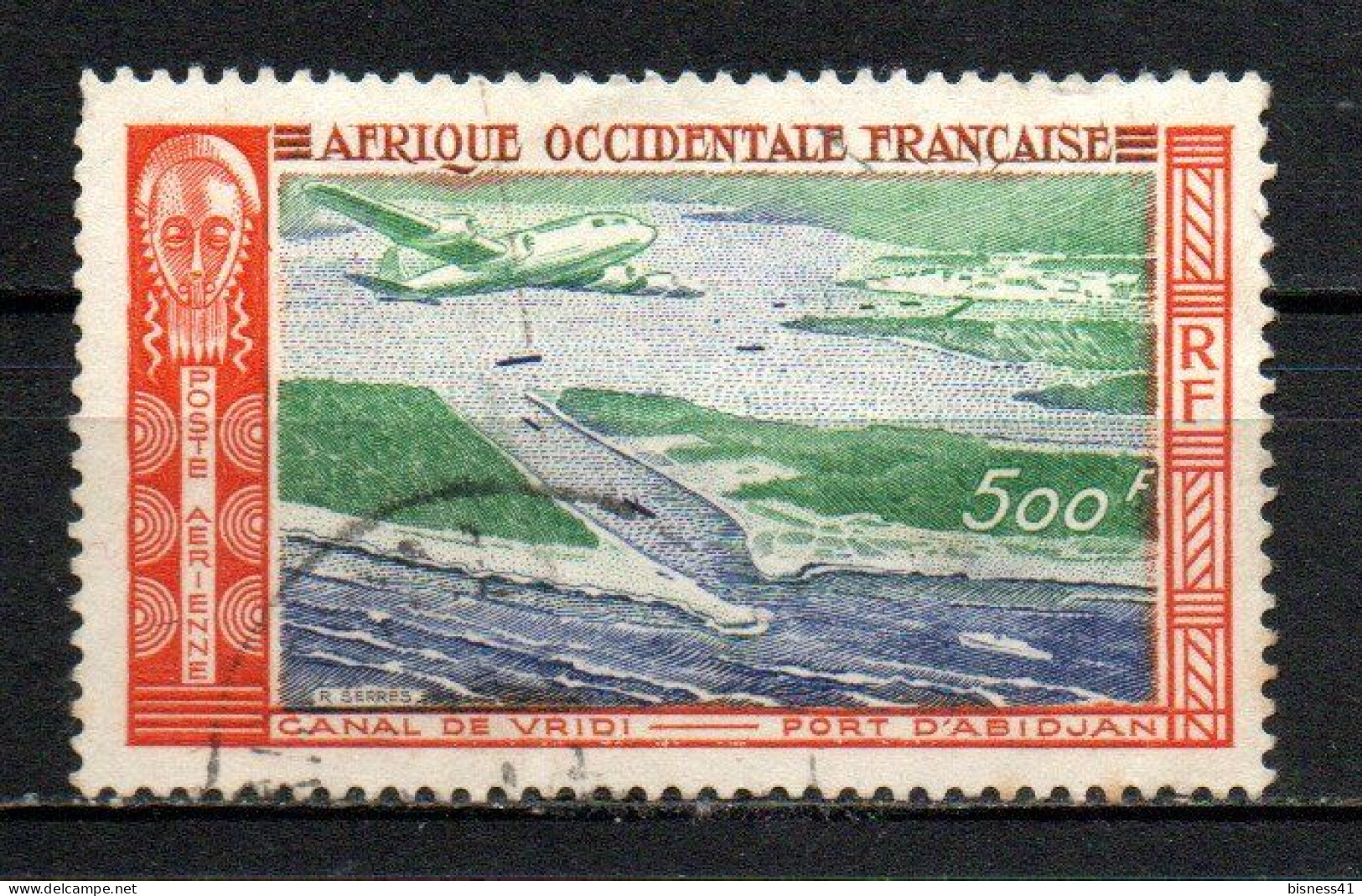 Col41 Colonies AOF Afrique Occidentale PA N° 16 Oblitéré Cote 5,50 € - Gebraucht