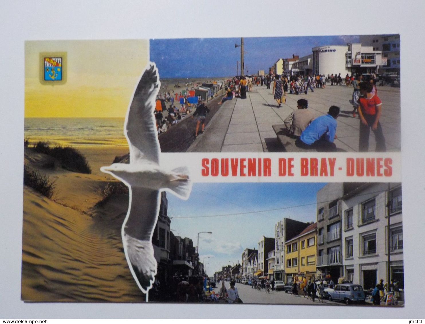 BRAY-DUNES    Contre Jour Sur  Les Dunes   Le Boulevard Georges Pompidou   La Digue - Bray-Dunes