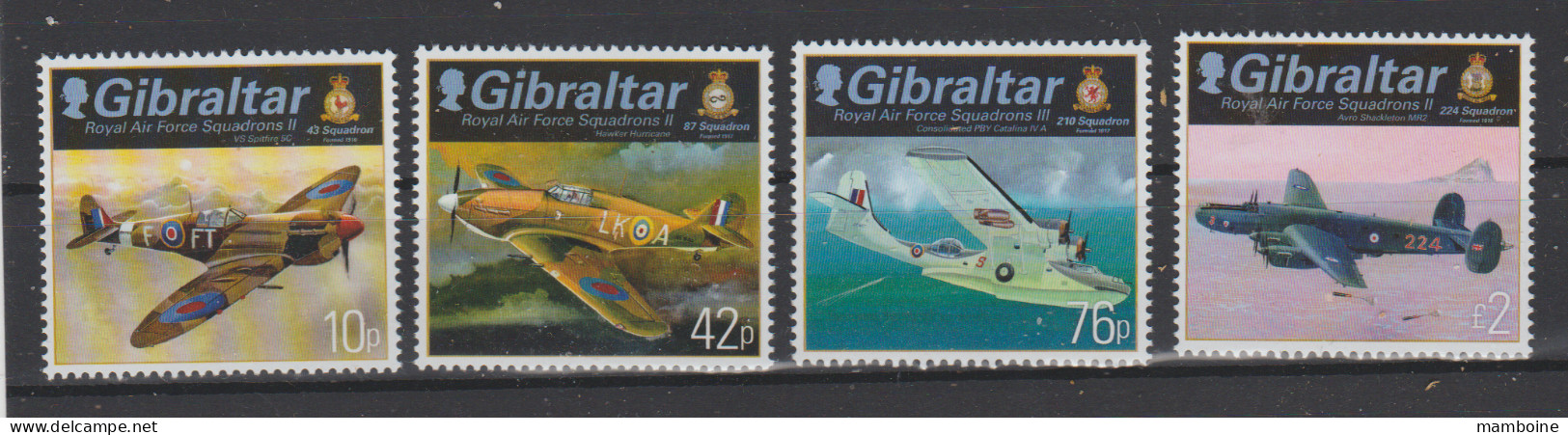 Gibraltar   2013   RAF  Neuf X X   4 Valeurs - Unused Stamps