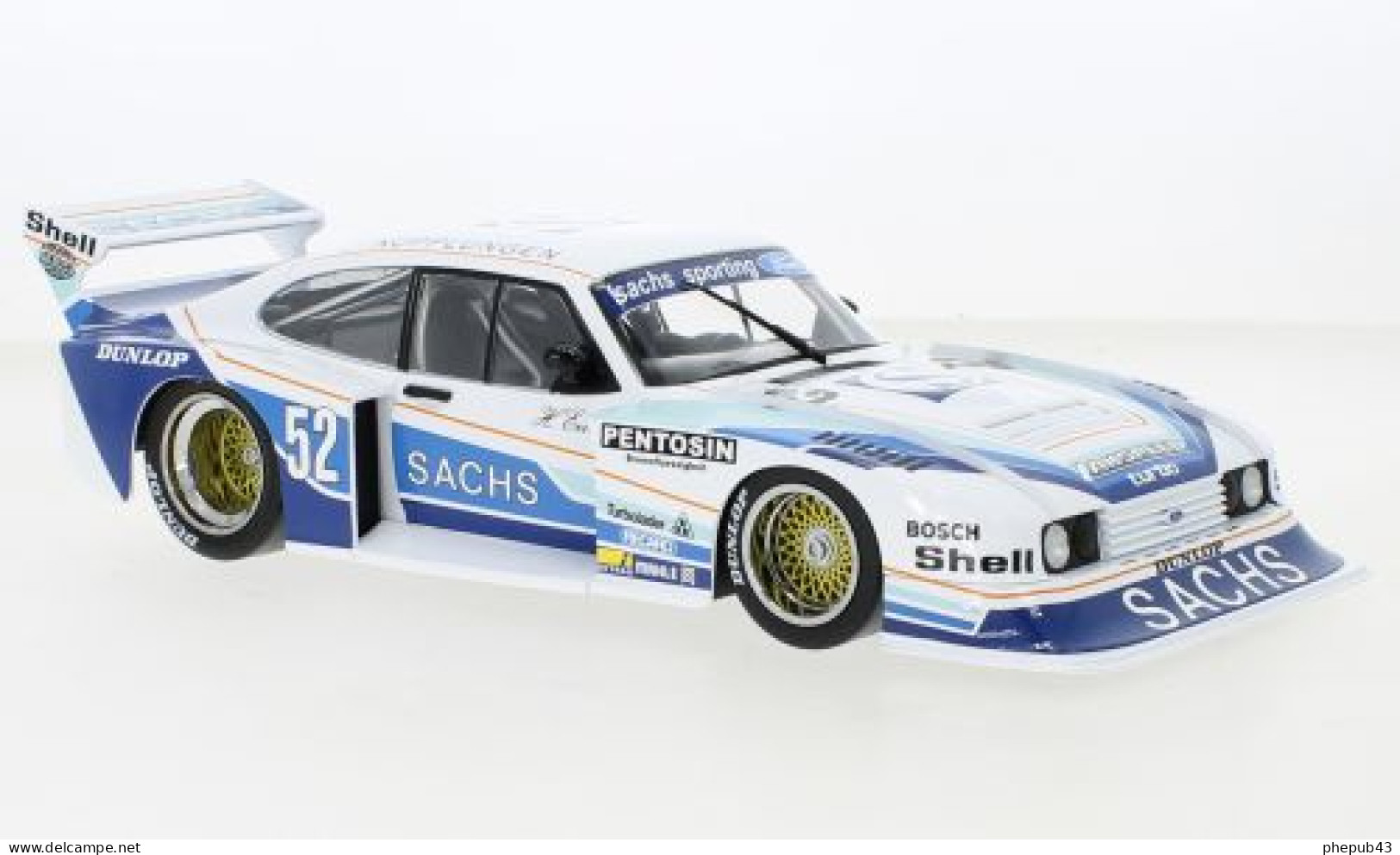 Ford Capri Turbo Gr.5 - Zakspeed Racing Sachs - DRM Zolder 1980 #52 - Harald Ertl - Model Car Group (1:18) - Other & Unclassified