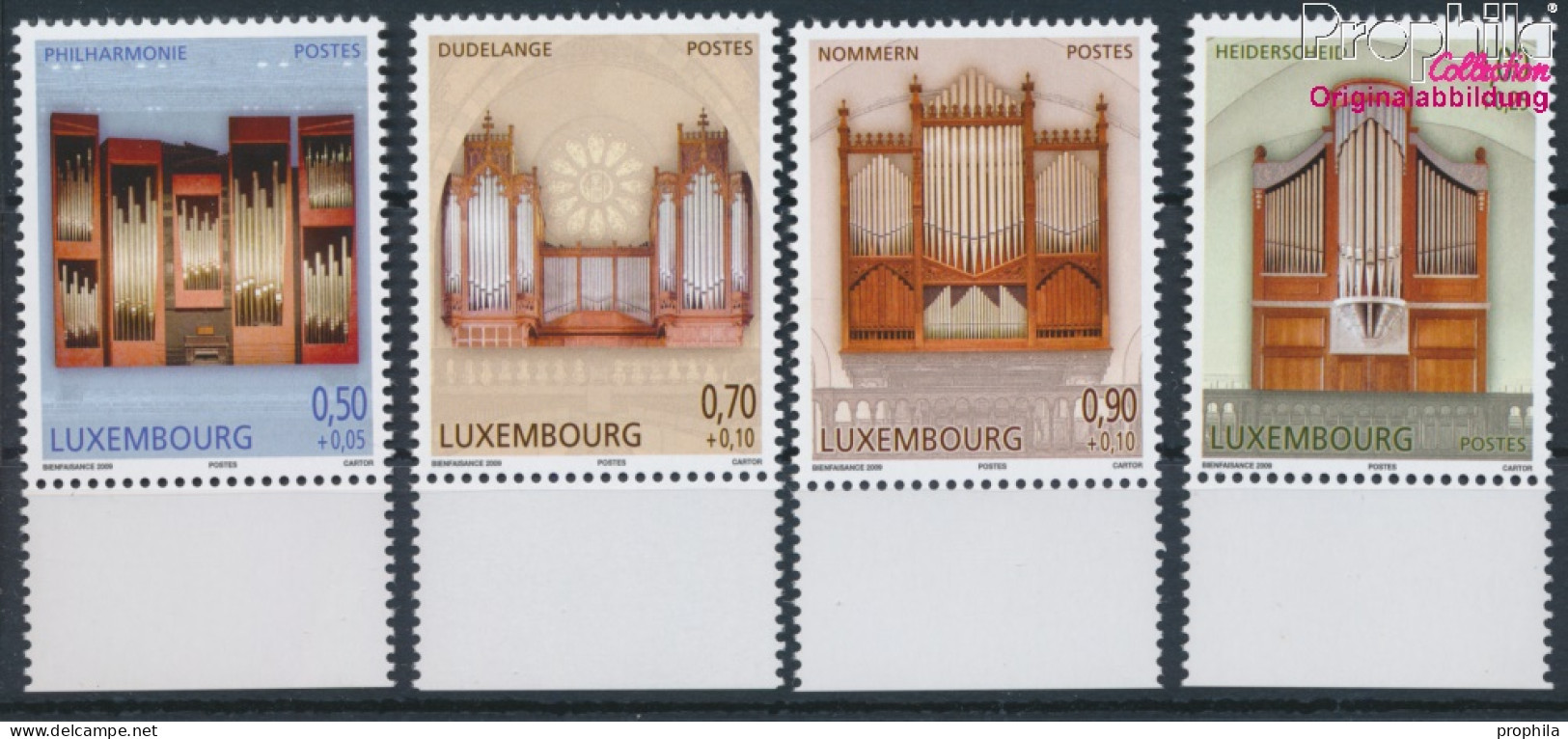 Luxemburg 1845-1848 (kompl.Ausg.) Postfrisch 2009 Orgeln (10331844 - Unused Stamps