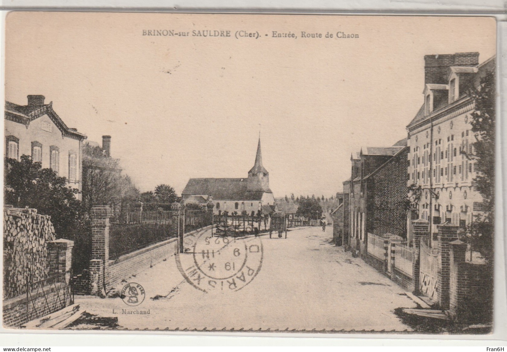 18 - BRINON Sur SAULDRE - Entrée, Route De Chaon - Brinon-sur-Sauldre