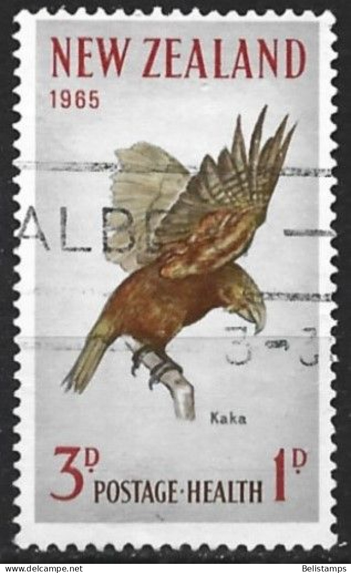 New Zealand 1965. Scott #B69 (U) Bird, Kaka - Servizio