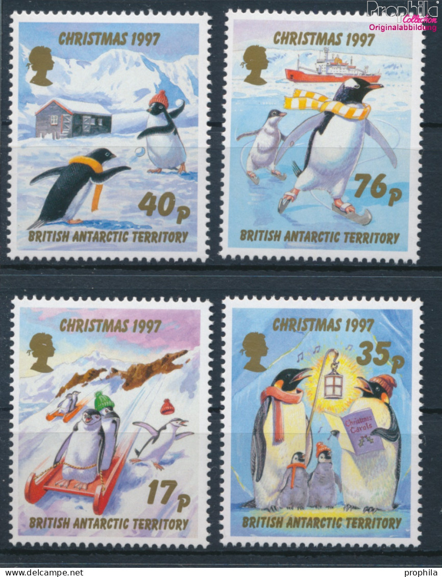 Britische Gebiete Antarktis 259-262 (kompl.Ausg.) Postfrisch 1997 Weihnachten (10331993 - Nuovi