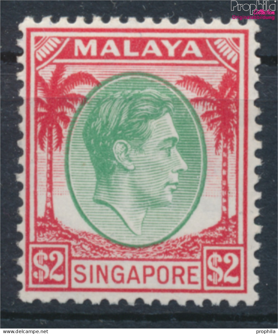 Singapur 19A Mit Falz 1948 Georg VI. (10331883 - Singapore (...-1959)