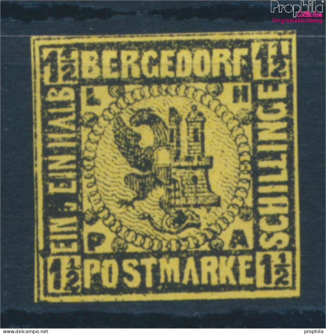 Bergedorf 3ND Neu- Bzw. Nachdruck Ungebraucht 1887 Wappen (10336078 - Bergedorf