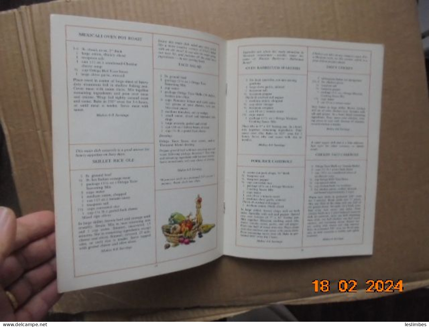 ORTEGA GUIDE TO MEXICAN COOKING - Heublein, Inc. 1978 - Americana