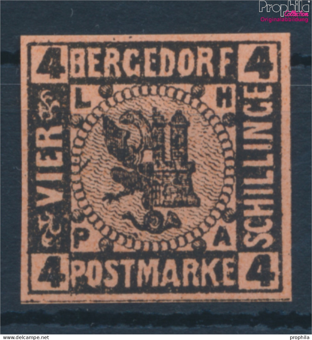 Bergedorf 5ND Neu- Bzw. Nachdruck Ungebraucht 1887 Wappen (10336034 - Bergedorf