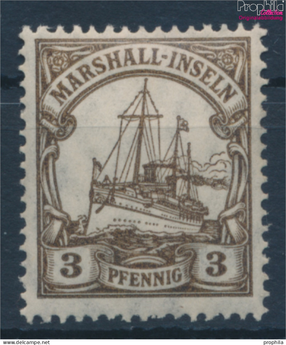 Marshall-Inseln (Dt. Kol.) 26 Mit Falz 1901 Schiff Kaiseryacht Hohenzollern (10335460 - Marshall-Inseln