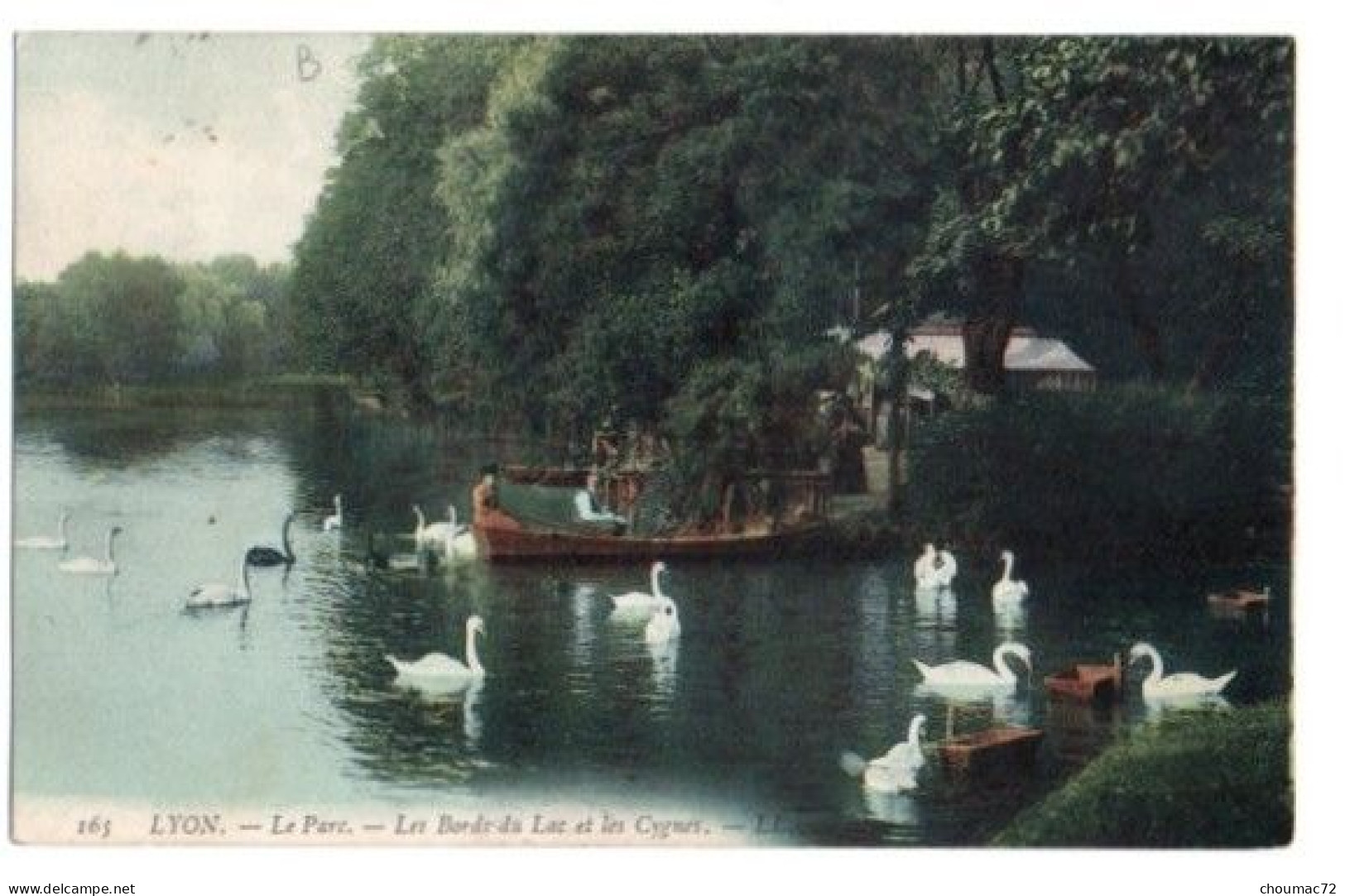 (69) 150, Lyon 6°, LL Colorisée 165, Les Bords Du Lac Et Les Cygnes - Lyon 6