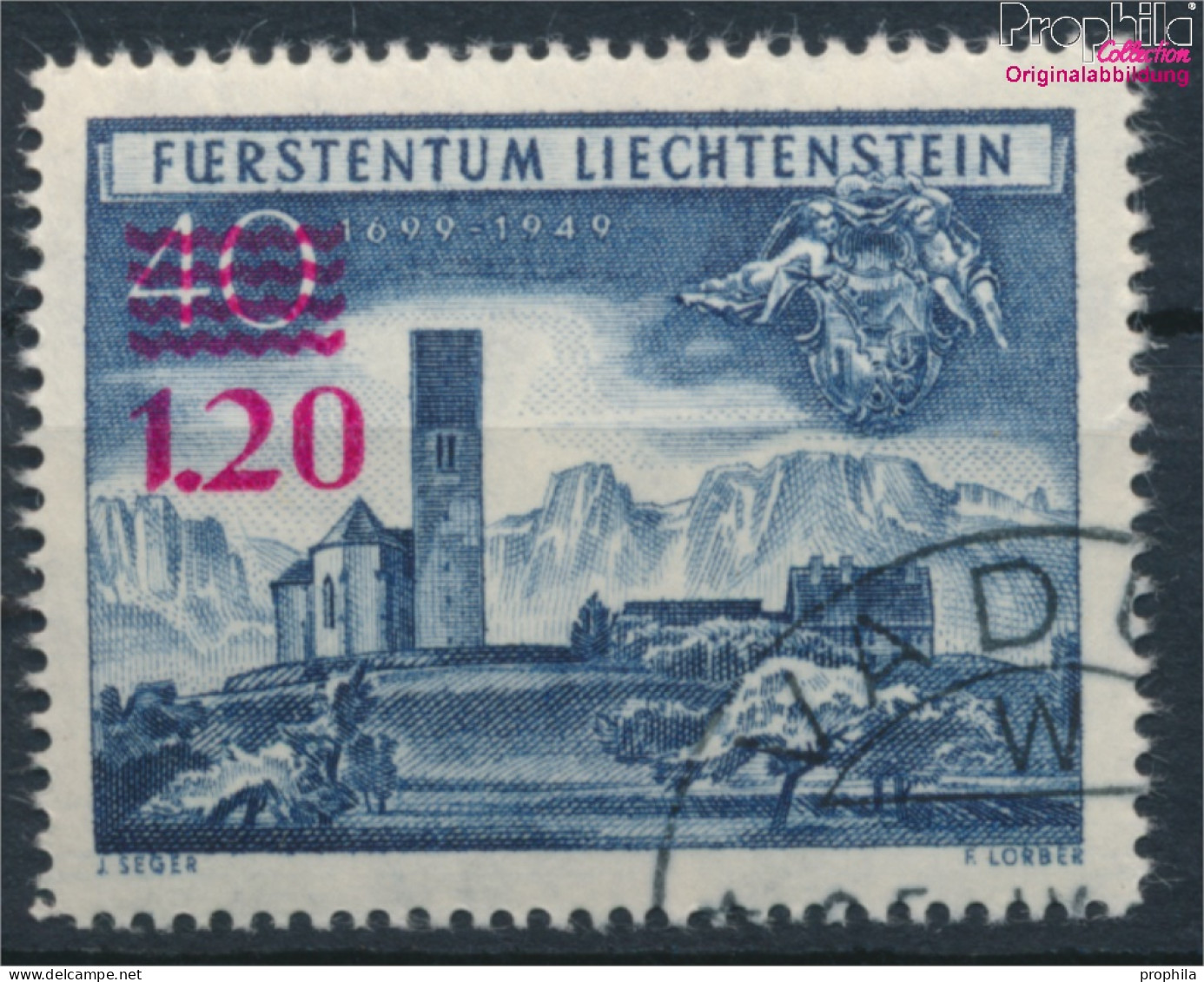 Liechtenstein 310 (kompl.Ausg.) Gestempelt 1952 Aufdruckausgabe (10331912 - Used Stamps