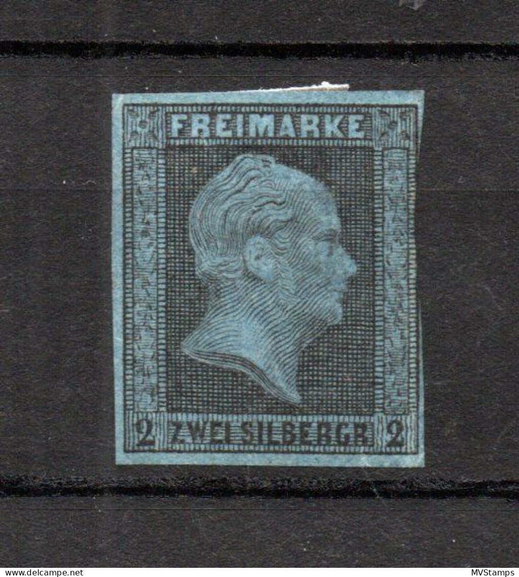 Preussen 1850 Freimarke 3 Wilhelm Ungebraucht (teils Gummi) - Postfris